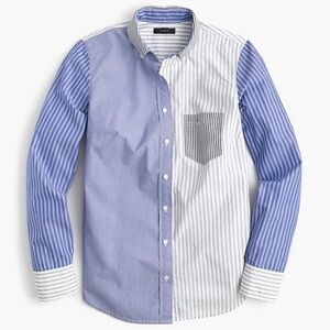 J. Crew Mixed Stripe Cocktail Shirt